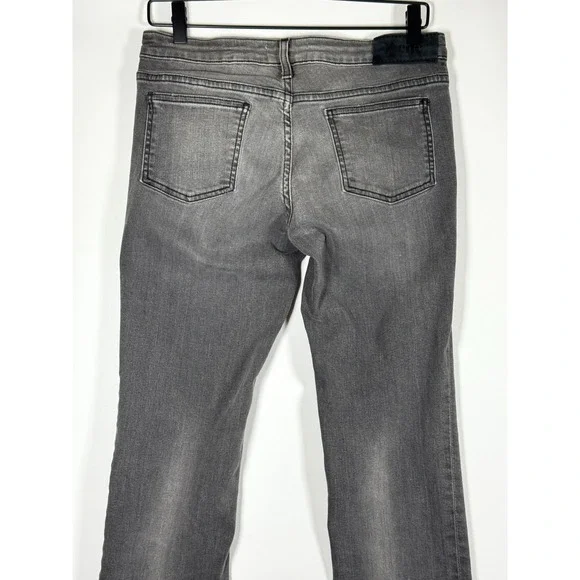 Acne Studios Kex Nightster Jeans Womens 29 x 34‎ Gray Denim Slim Y2K Minimalist - Picture 4 of 16